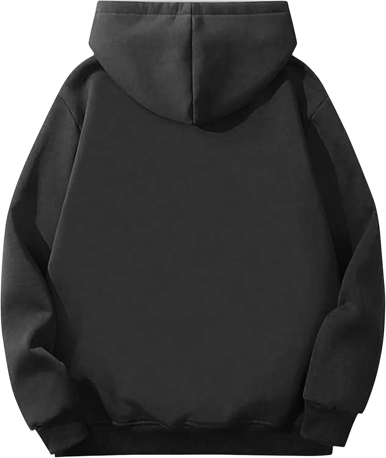 Hoodies for Men Sherpa Fleece Lined Pullover Thick Winter Sweatshirt Winter Windproof Warm