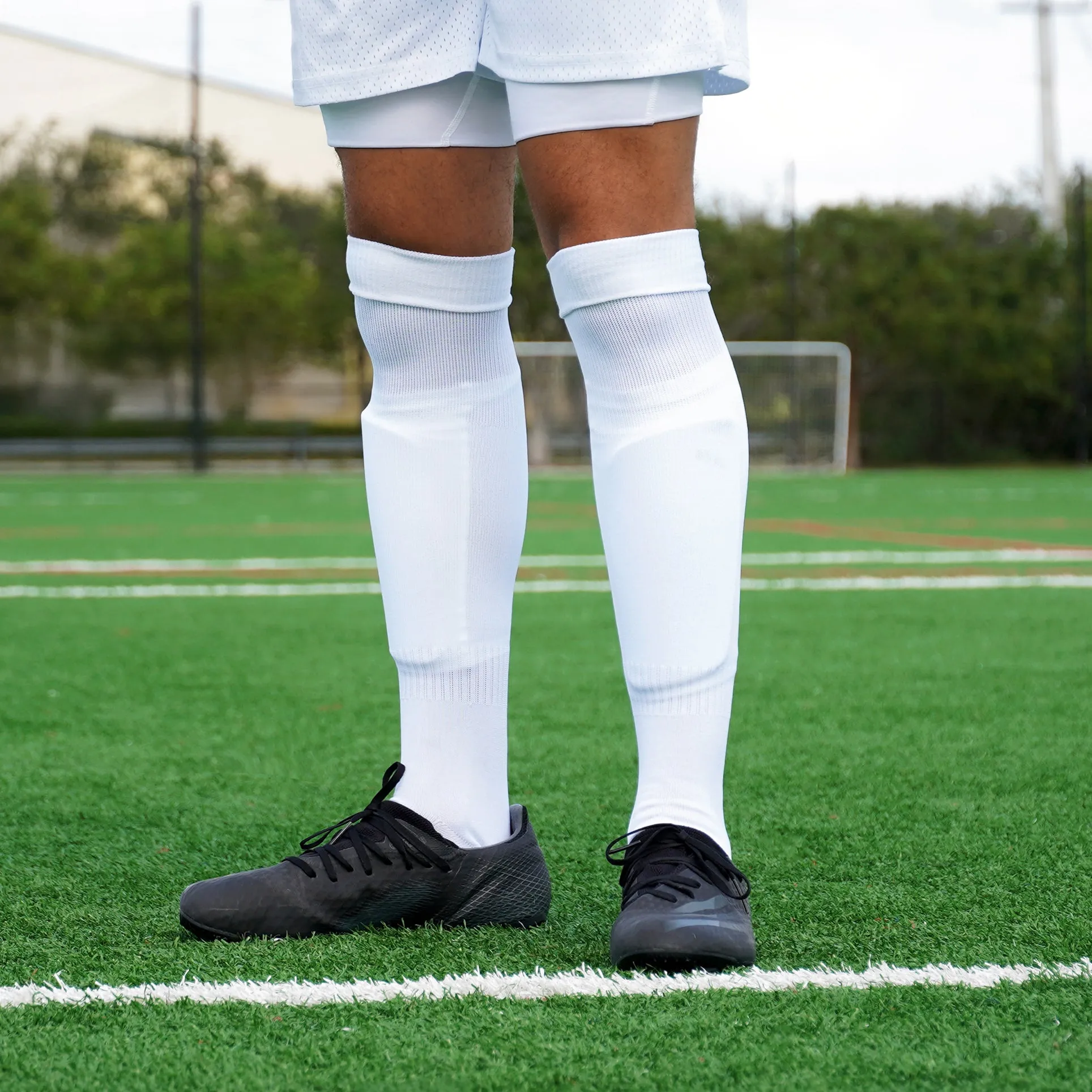 Hue Blue Soccer Shin Guards