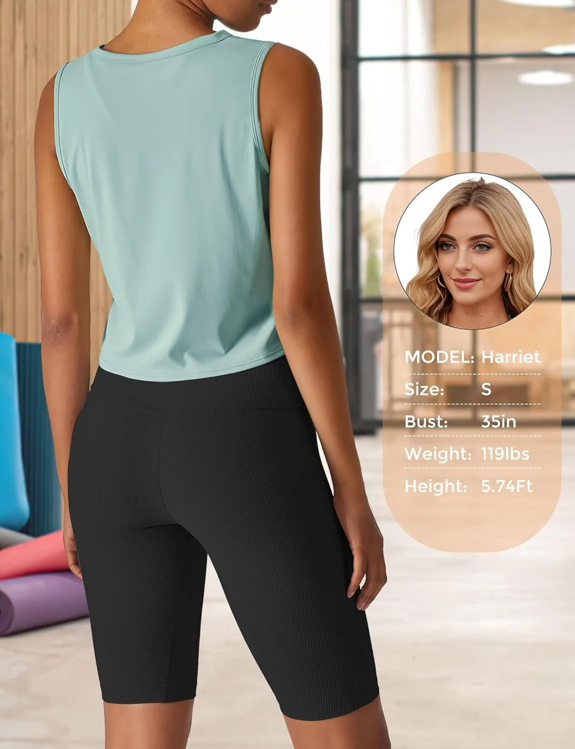 Ice Silk Workout Tank Tops for Women Gym Womens Athletic Tops Loose Fit Running Tank Sleeveless Cool Sun Protection