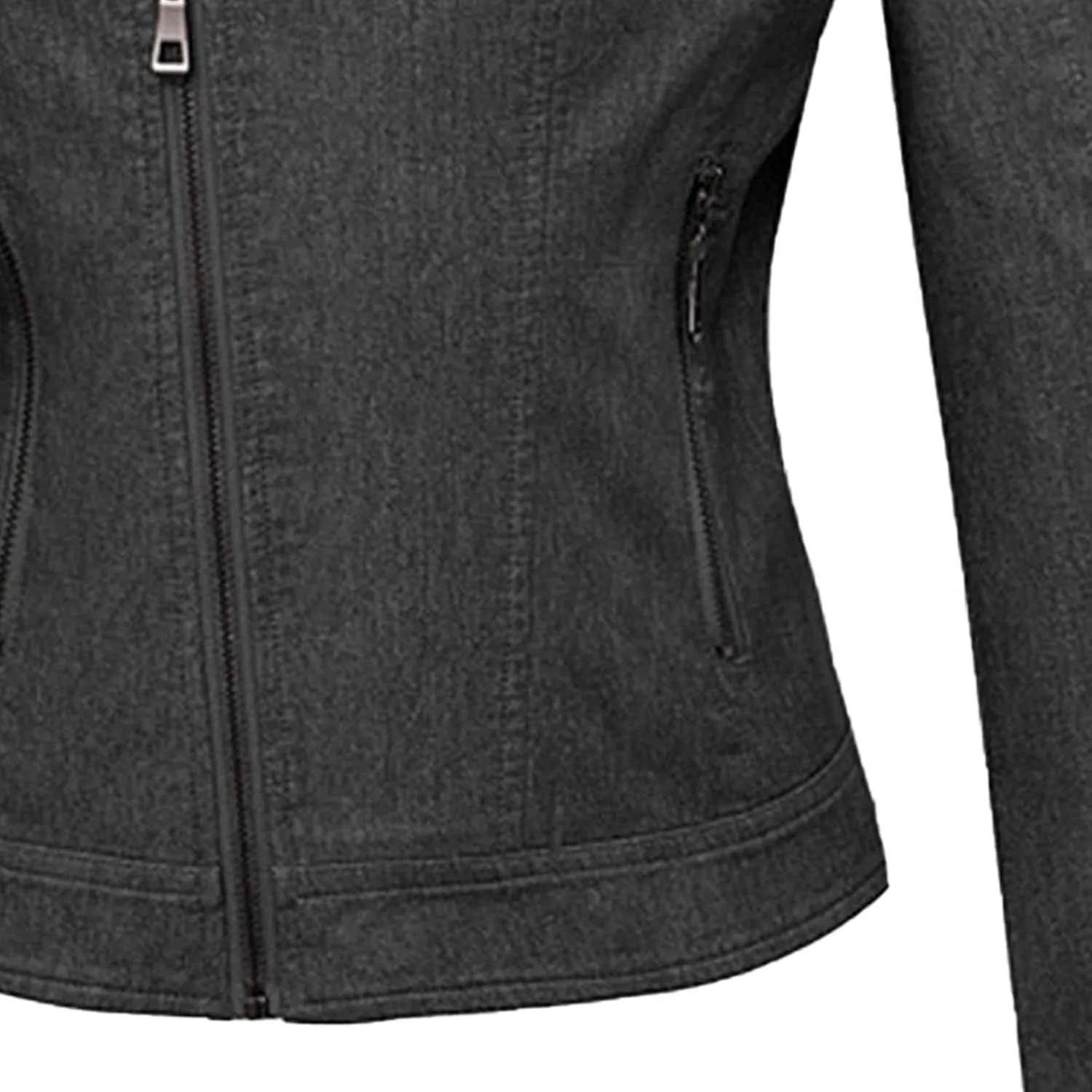 JEsilunmaMY Womens Asymmetrical Zipper Crop Leather Jacket Long Sleeve Fall Motorcycle Coats Slim Fit Moto Biker Short Coat