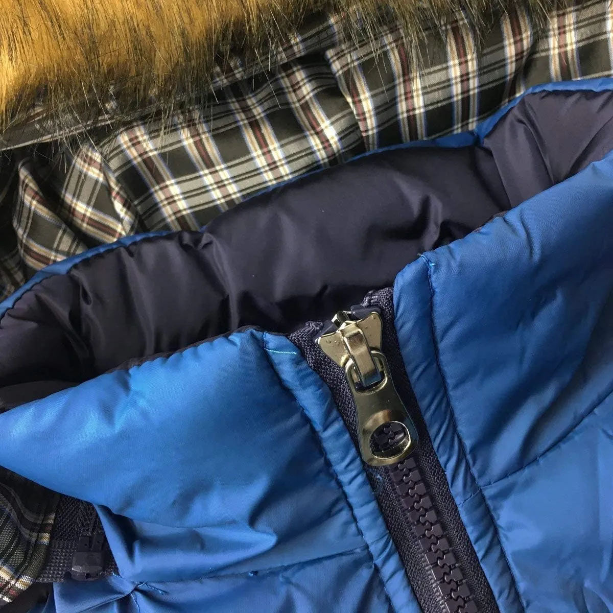 JITUUE Down Jacket Men Winter Snow Puffer Coats Fur Hooded Thick Cotton-Padded Quilted Casual Warm Outwear Down Jacket
