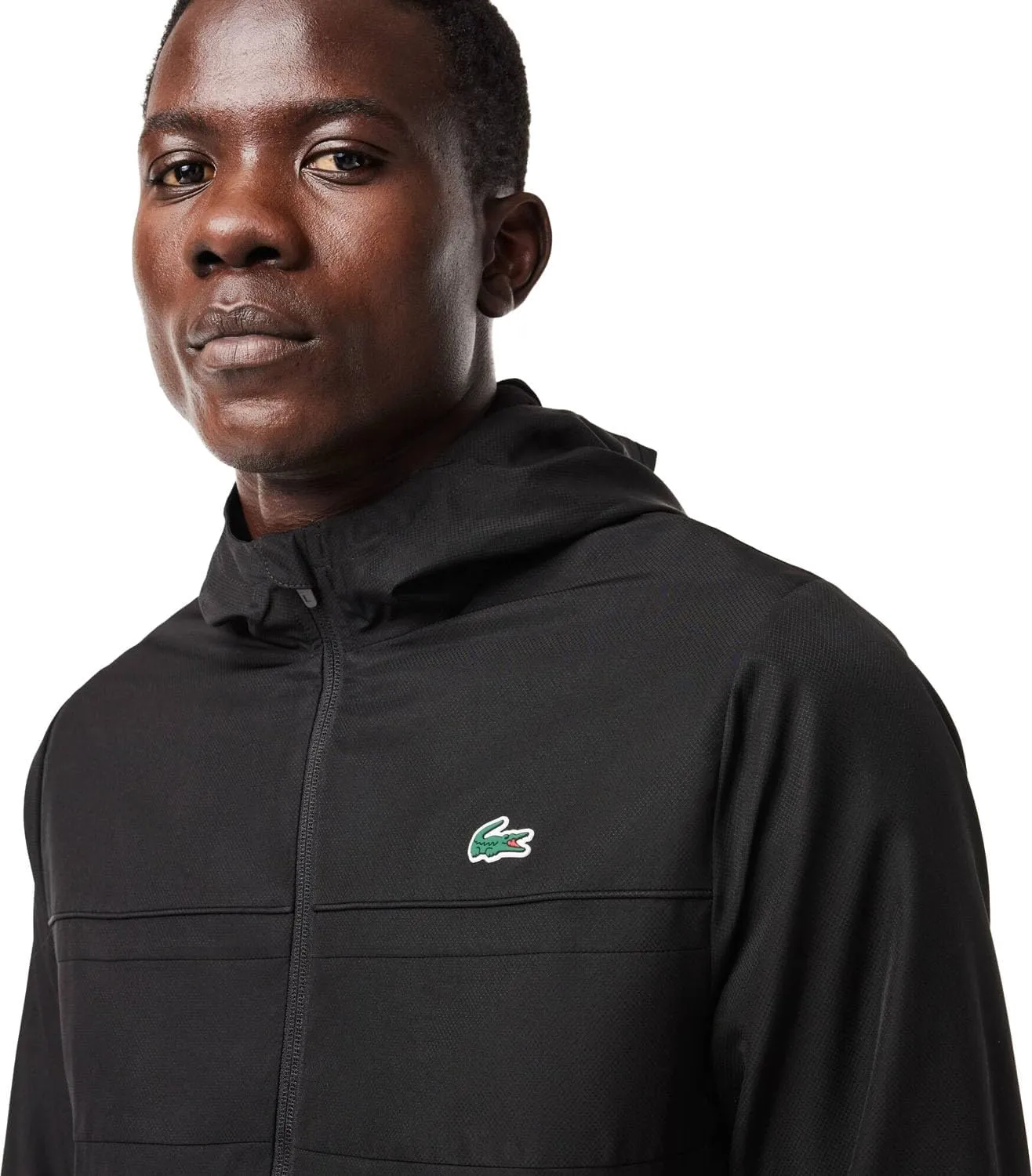Lacoste Men's Water-Repellent Sport Track Jacket