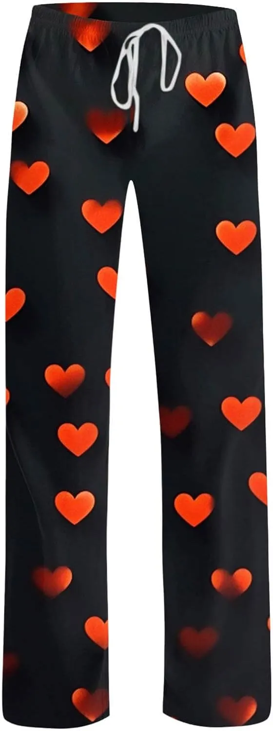 Ladies' 2025 Valentine Fashion Casual Printed Casual Pants Western Leggings