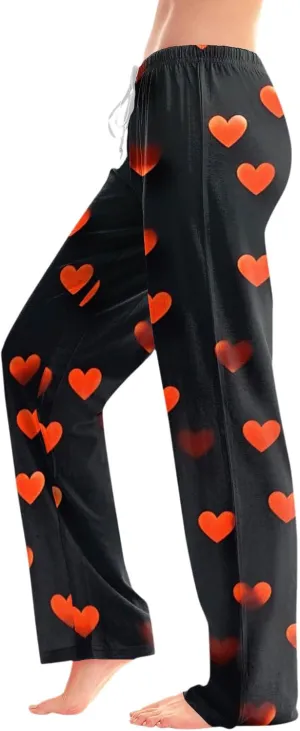 Ladies' 2025 Valentine Fashion Casual Printed Casual Pants Western Leggings