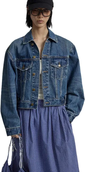 Ladies' Denim Jacket, Thick Warm Outerwear