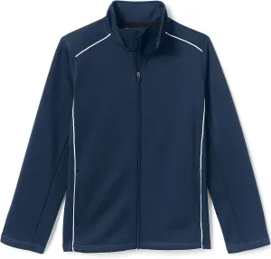 Lands' End School Uniform Kids Active Track Jacket
