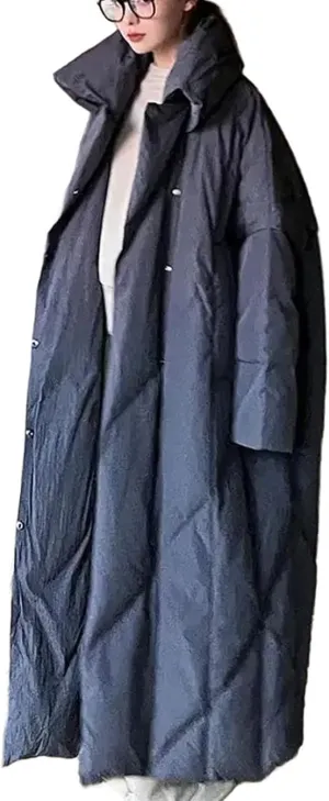 Large Size Winter Parkas Warm Long Puffer Jacket Oversized Women Loose Large Quilt Cotton Coat Cotton-padded Jacket