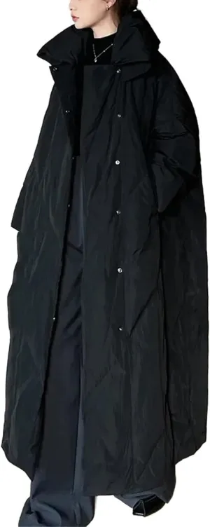 Large Size Winter Parkas Warm Long Puffer Jacket Oversized Women Loose Large Quilt Cotton Coat Cotton-padded Jacket
