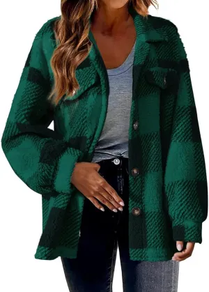 LCMTWX Womens Winter Fuzzy Fleece Jacket Outdoor Slim Outwear Office Casual Plush Cardigan Trendy Overcoat Hooded Coats
