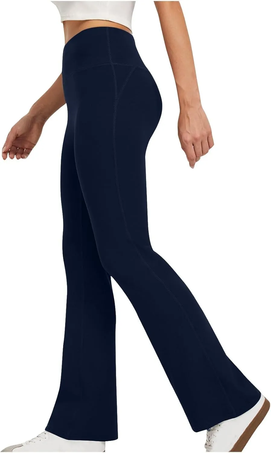 Leggings for Women Tummy Control Baggy High Waisted Flare Pants Athletic Stretch Yoga Lightweight Workout Pants