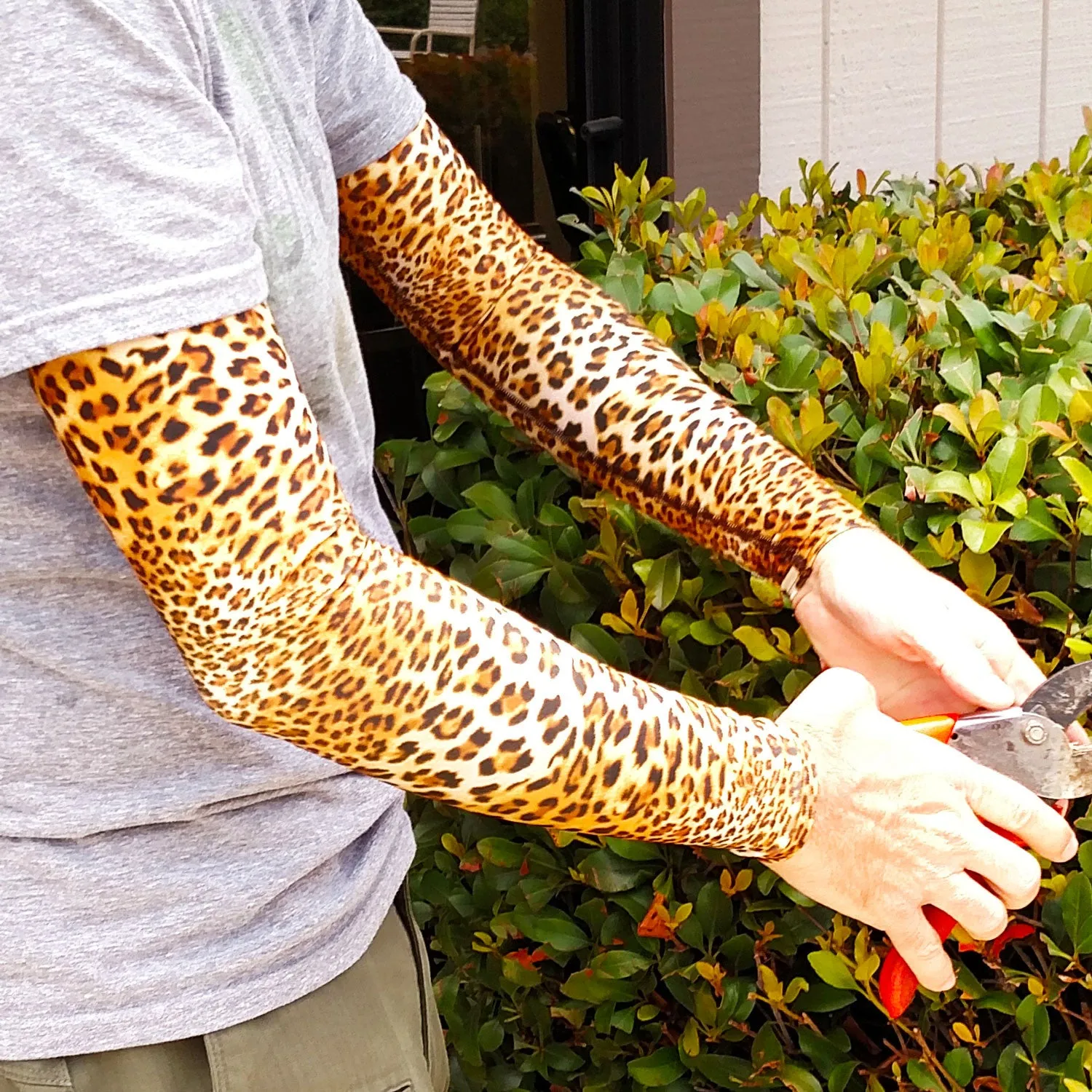 Leopard Pattern Full Arm Sleeves
