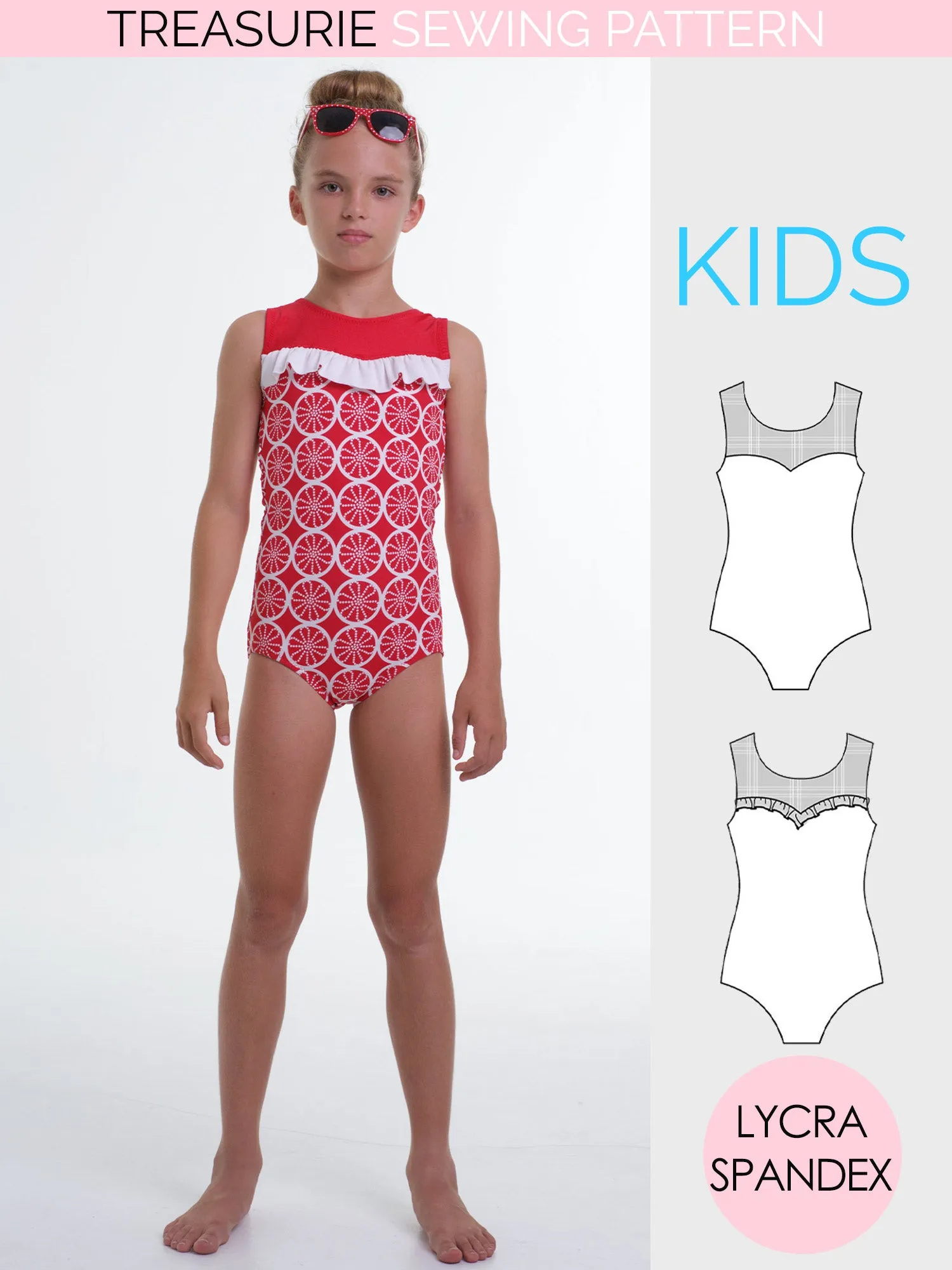Leotard Patterns, Swimsuit - Girls LEO #6 (L506)
