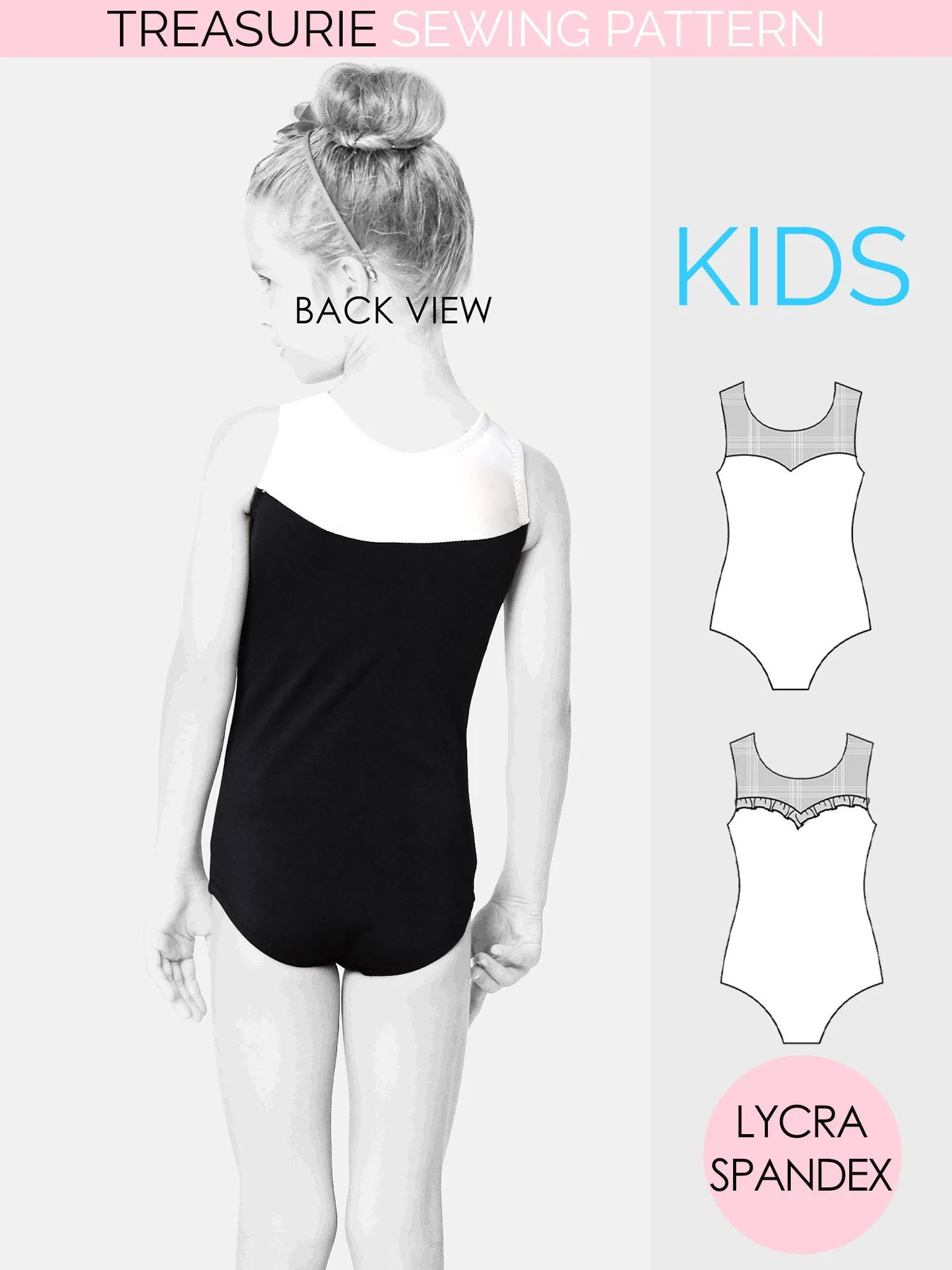 Leotard Patterns, Swimsuit - Girls LEO #6 (L506)