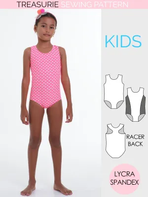 Leotard Patterns, Swimsuit - Girls LEO #8 (L508)