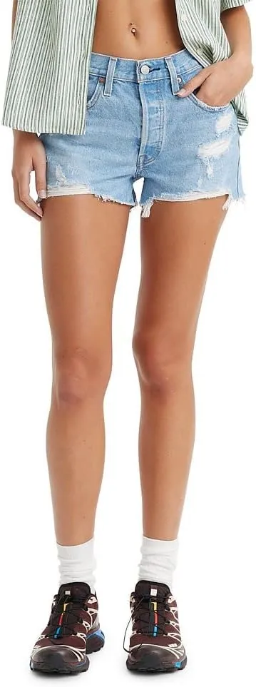Levi's 501 Original Fit High Rise Women's Shorts - OXNARD ATHENS JUMP