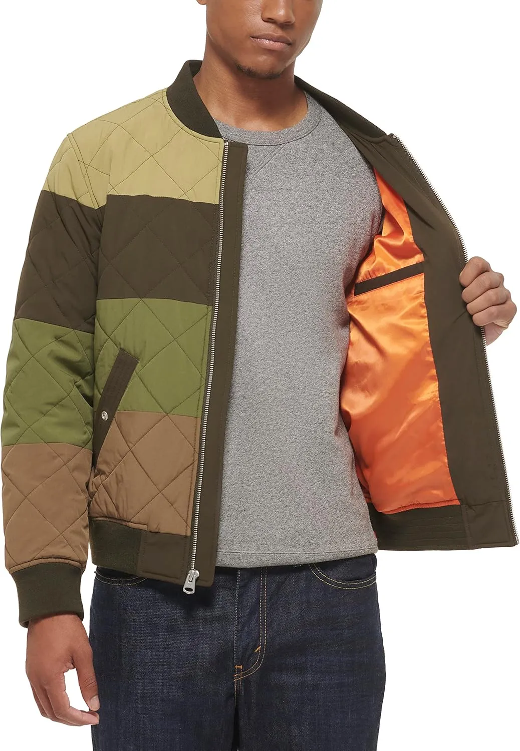 Levi's Men's Diamond Quilted Bomber Jacket