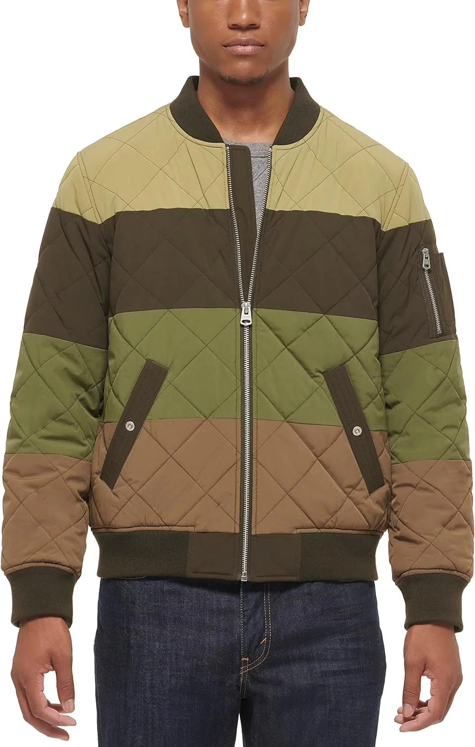 Levi's Men's Diamond Quilted Bomber Jacket
