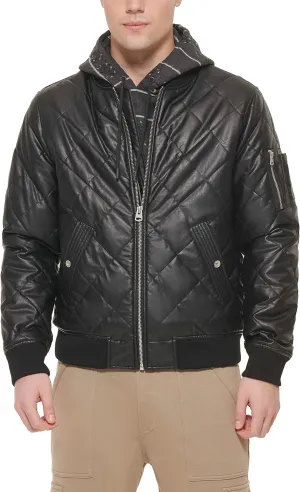 Levi's Men's Diamond Quilted Bomber Jacket