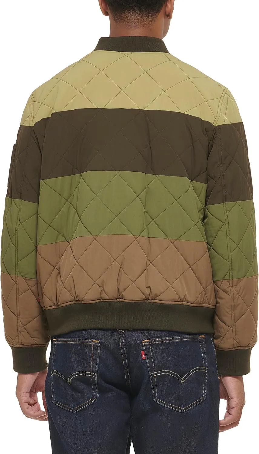 Levi's Men's Diamond Quilted Bomber Jacket