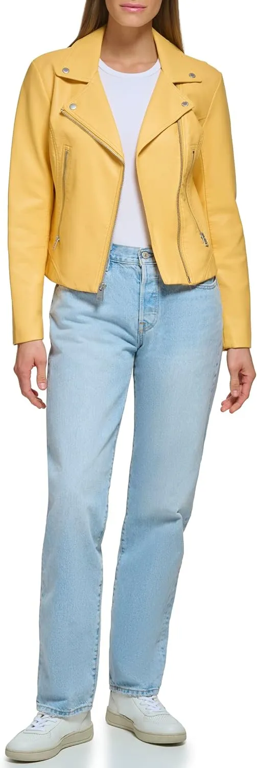 Levi's Women's Vegan Leather 538 Moto Jacket (Regular & Plus Size)