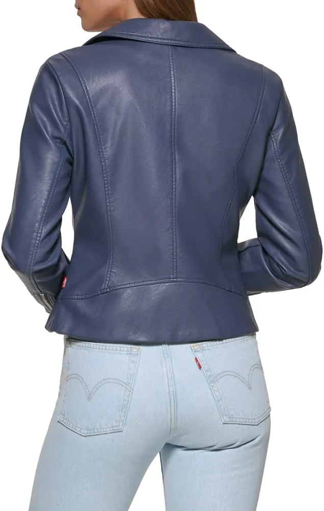 Levi's Women's Vegan Leather 538 Moto Jacket (Regular & Plus Size)