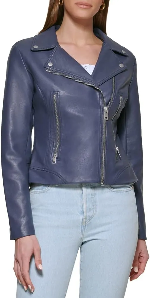 Levi's Women's Vegan Leather 538 Moto Jacket (Regular & Plus Size)