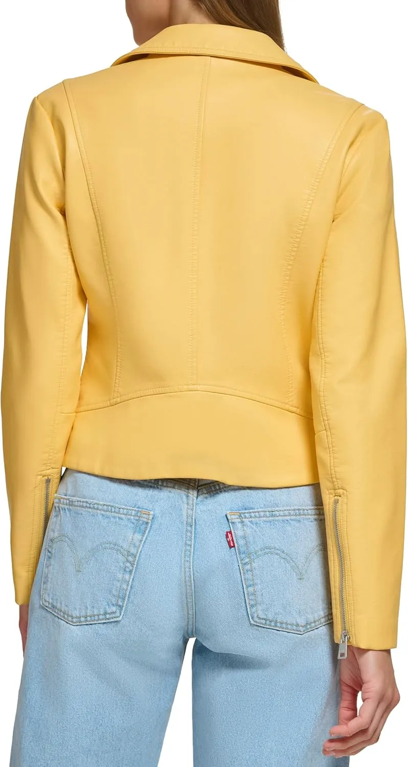 Levi's Women's Vegan Leather 538 Moto Jacket (Regular & Plus Size)