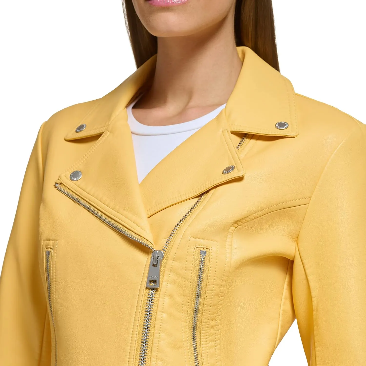 Levi's Women's Vegan Leather 538 Moto Jacket (Regular & Plus Size)
