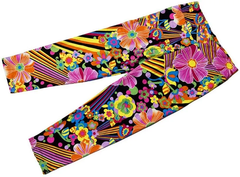 Lightweight Trousers for Women Running Fitness Yoga High-waist Stretch Pants Women Hip Seven-minute Print Pants