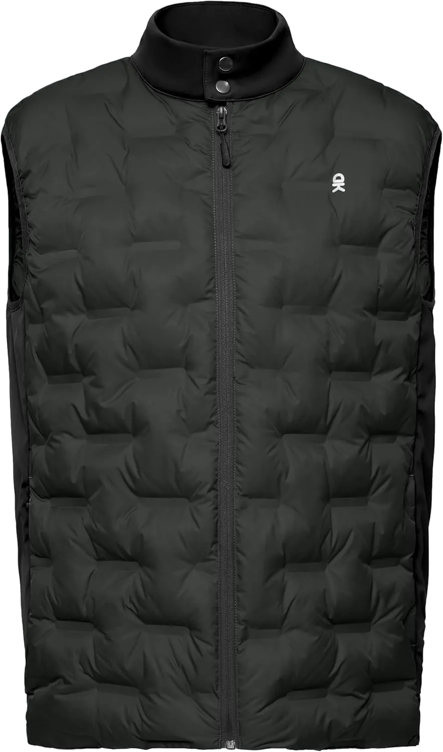 Little Donkey Andy Men's Lightweight Puffer Vest, Outdoor Windproof Sleeveless Jacket for Hiking Travel Golf