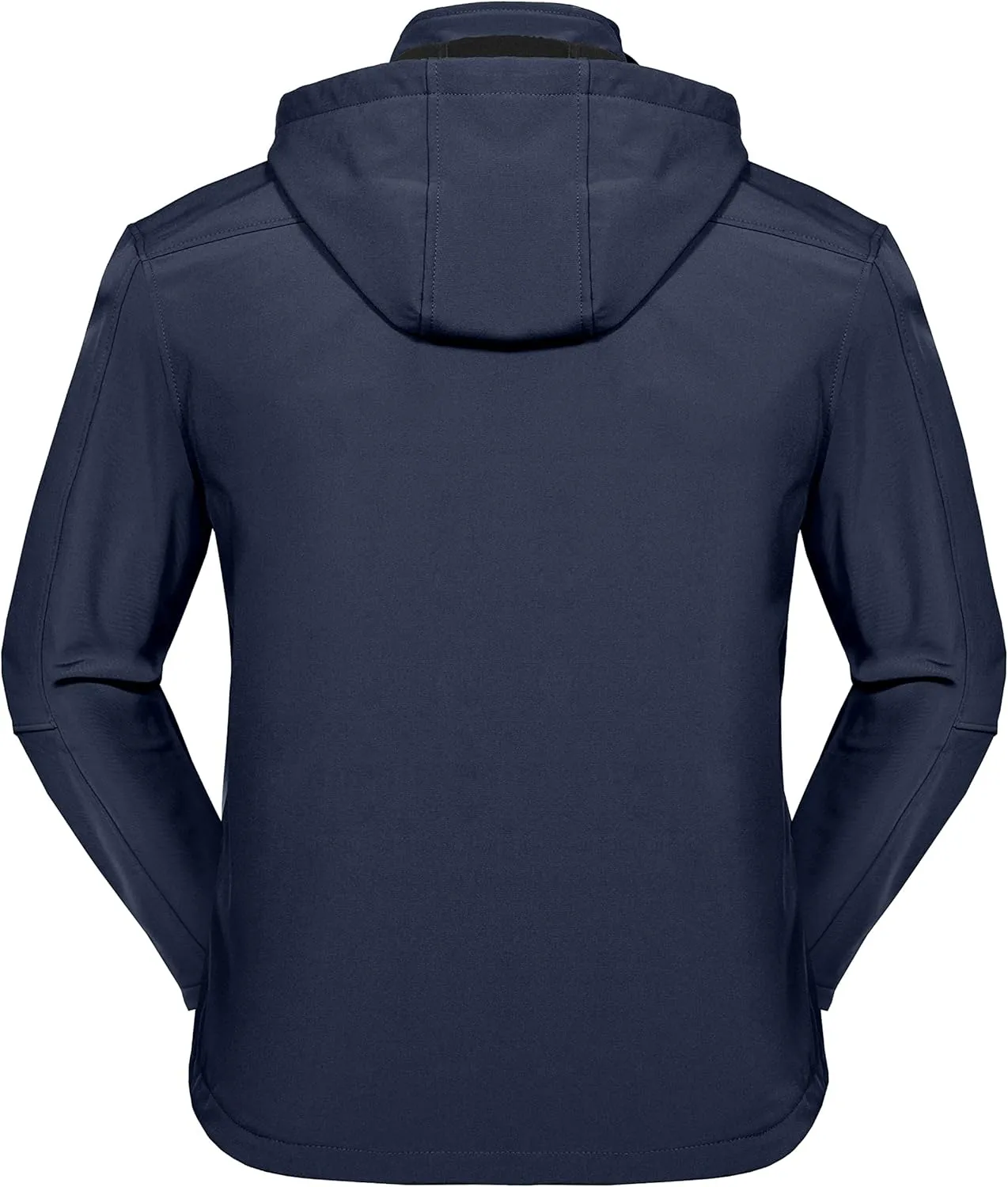 Little Donkey Andy Mens Softshell Jacket with Removable Hood, Fleece Lined