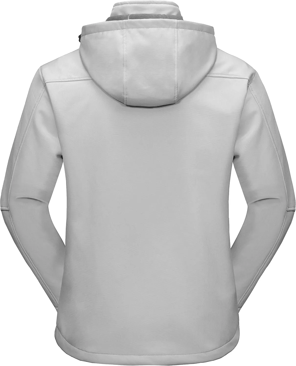 Little Donkey Andy Mens Softshell Jacket with Removable Hood, Fleece Lined