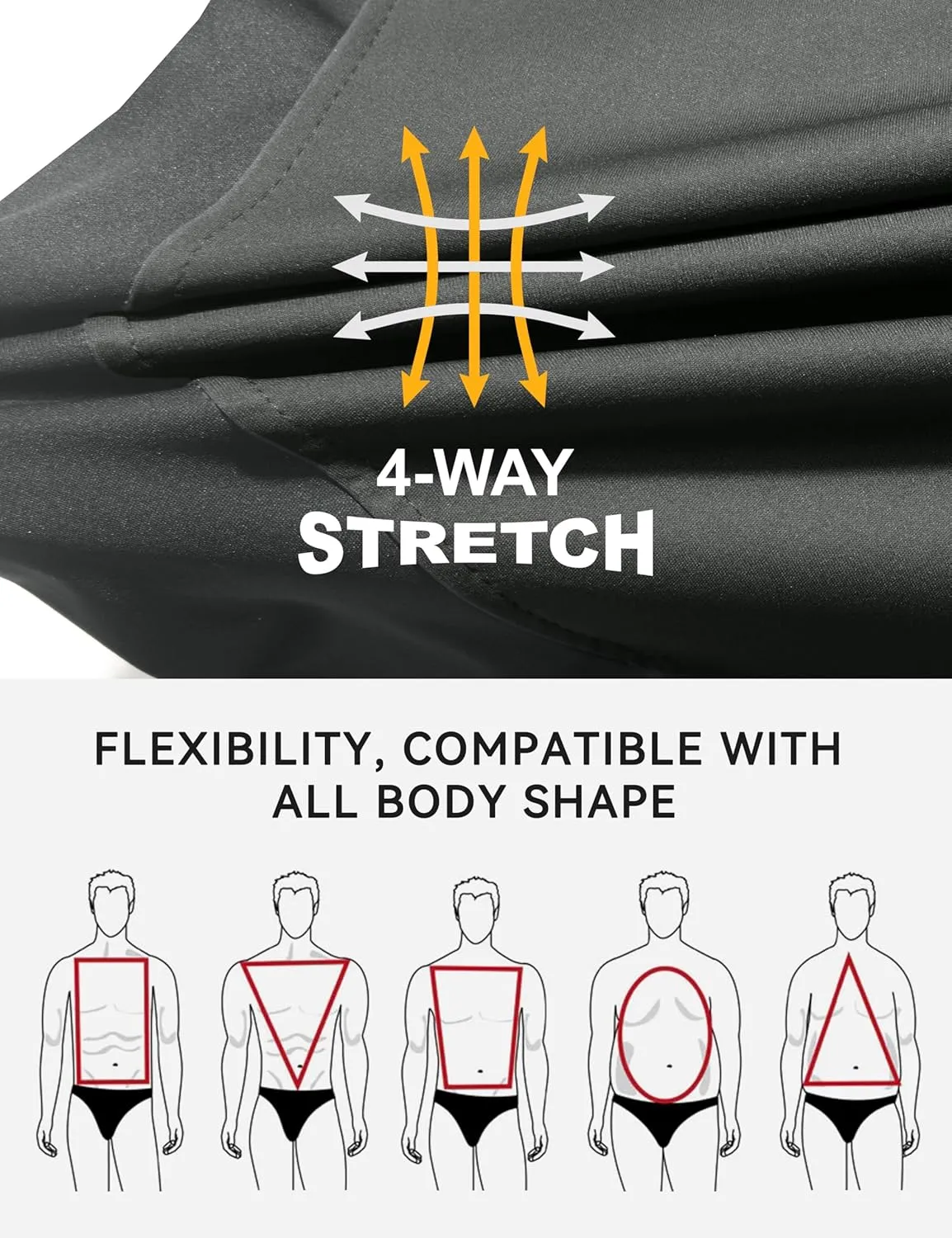 Little Donkey Andy Men's Softshell Vest, Lightweight Golf Vest Windproof Sleeveless Cycling Jacket for Running, Hiking