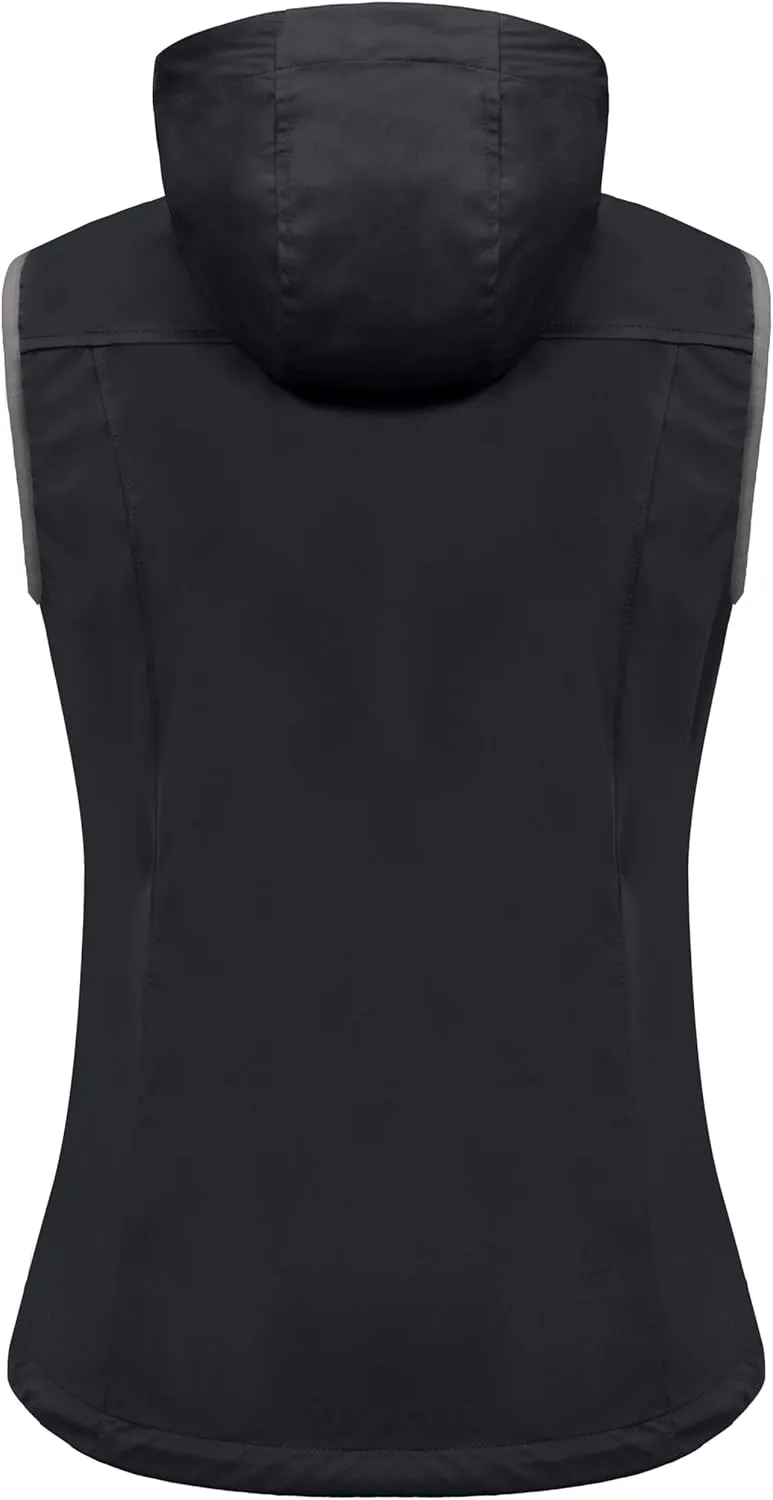 Little Donkey Andy Women's Lightweight Softshell Vest, Windproof Sleeveless Jacket for Running Hiking Travel