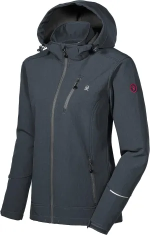 Little Donkey Andy Women's Softshell Jacket Ski Jacket with Removable Hood, Fleece Lined