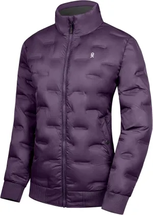 Little Donkey Andy Women's Warm Puffer Jacket Lightweight Windproof Winter Coat with Recycled Insulation