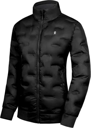 Little Donkey Andy Women's Warm Puffer Jacket Lightweight Windproof Winter Coat with Recycled Insulation