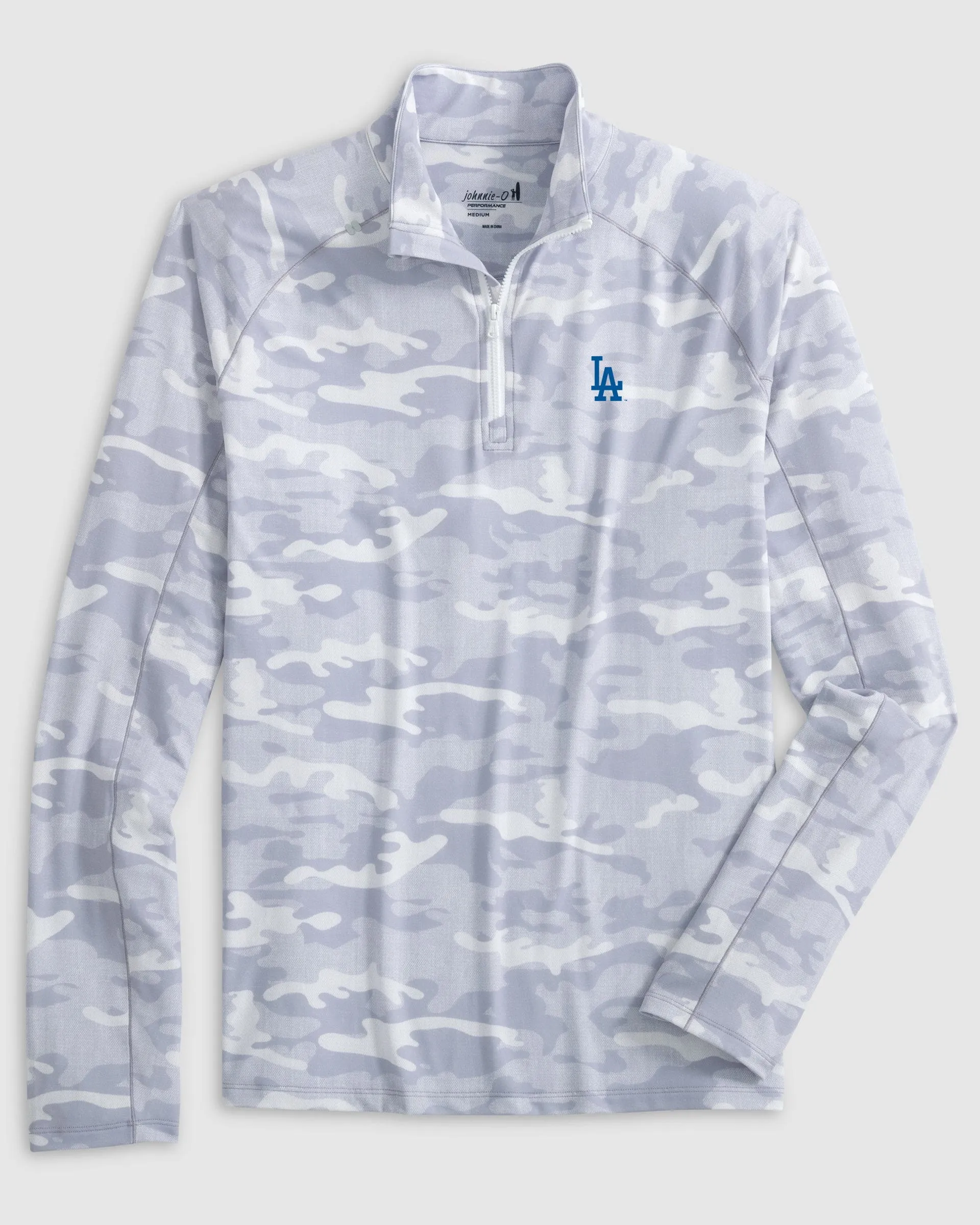Los Angeles Dodgers Patton Performance Camo 1/4-Zip Pullover