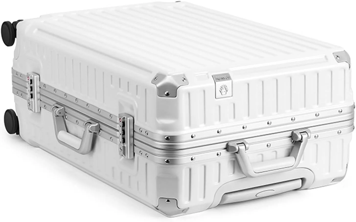 Luggage Hard Shell Checked Luggage With Aluminum FrameNo Zipper Suitcase With Spinner Wheels Trolley Suitcase (Color : E, Size : 20in)
