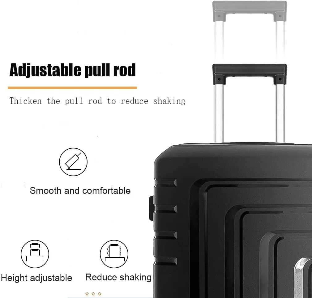 Luggage Sets, Hardside Luggage Sets, 3-Piece Luggage with Spinner Wheels & TSA lock, Portable Expandable Suitcase, Lightweight Carry on Luggage (Dark Gray, 20/24/28)