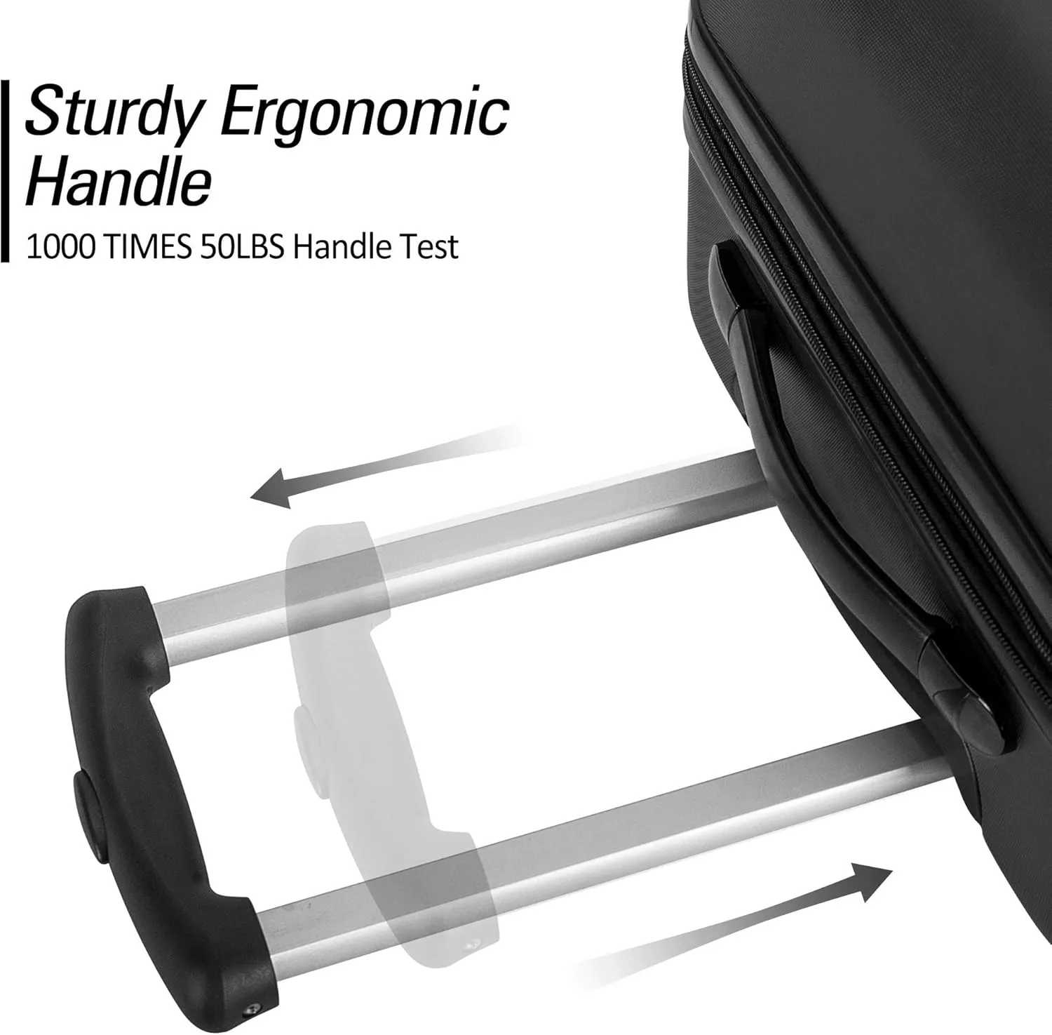 Luggage Sets New Model Expandable ABS Hardshell 3pcs Clearance Luggage Hardside Lightweight Durable Suitcase sets Spinner Wheels Suitcase with TSA Lock 20''24''28'' (3, Black-1)