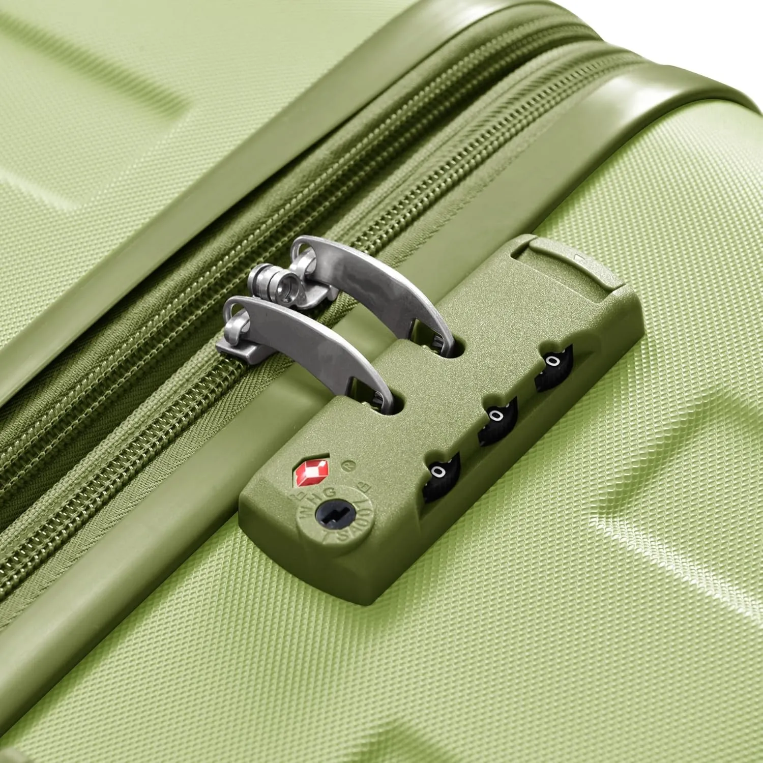 Luggage Sets New Model Expandable ABS Hardshell 3pcs Clearance Luggage Hardside Lightweight Durable Suitcase sets Spinner Wheels Suitcase with TSA Lock 20''24''28'' (3, Light Green)