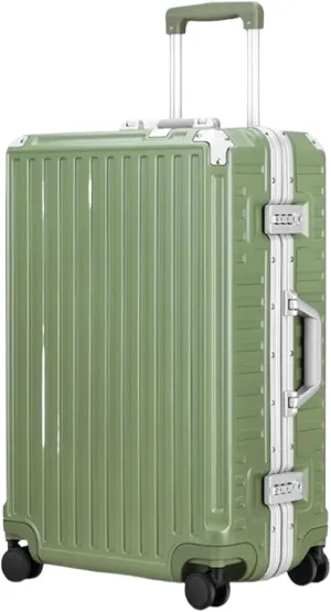 Luggage Suitcase Hard Shell Luggage With Aluminum FrameNo Zipper Suitcase With Spinner Wheels Trolley Suitcase (Color : C, Size : 26in)