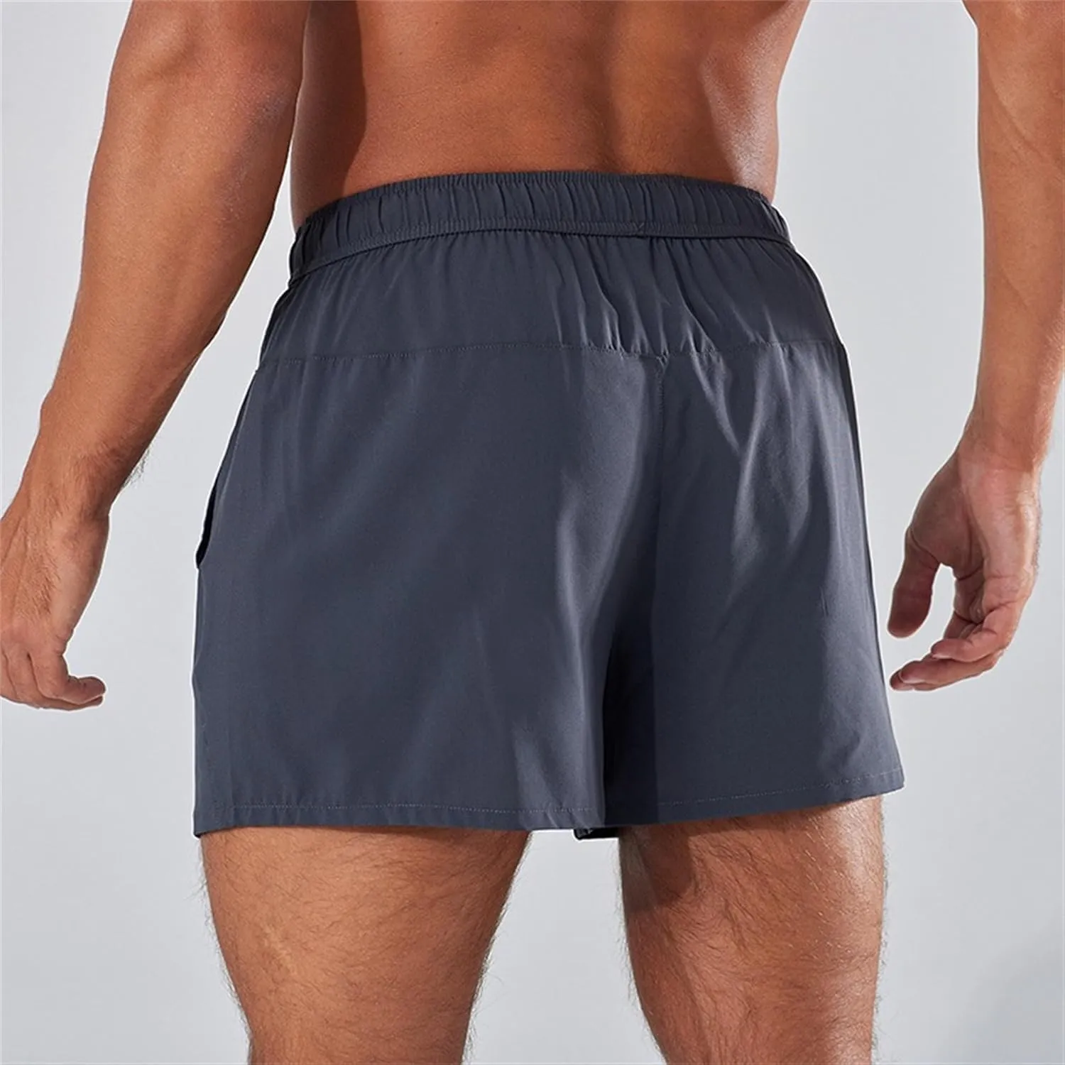 Maiyifu-GJ Men's Running Athletic Shorts Lightweight Quick-Drying Gym Workout Shorts Casual Training Short Pants with Pockets