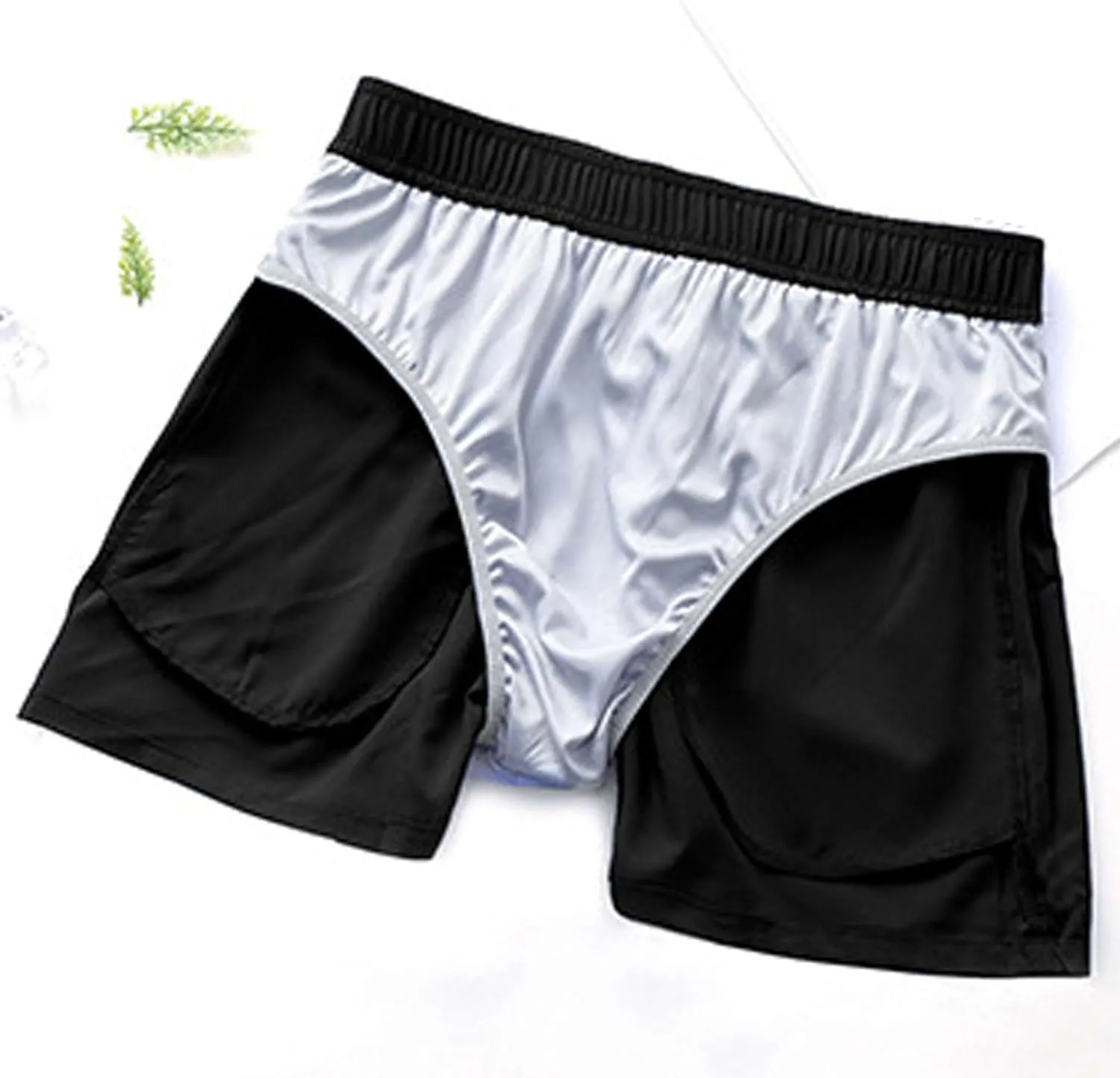 Maiyifu-GJ Men's Running Athletic Shorts Lightweight Quick-Drying Gym Workout Shorts Casual Training Short Pants with Pockets