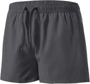 Maiyifu-GJ Men's Running Athletic Shorts Lightweight Quick-Drying Gym Workout Shorts Casual Training Short Pants with Pockets