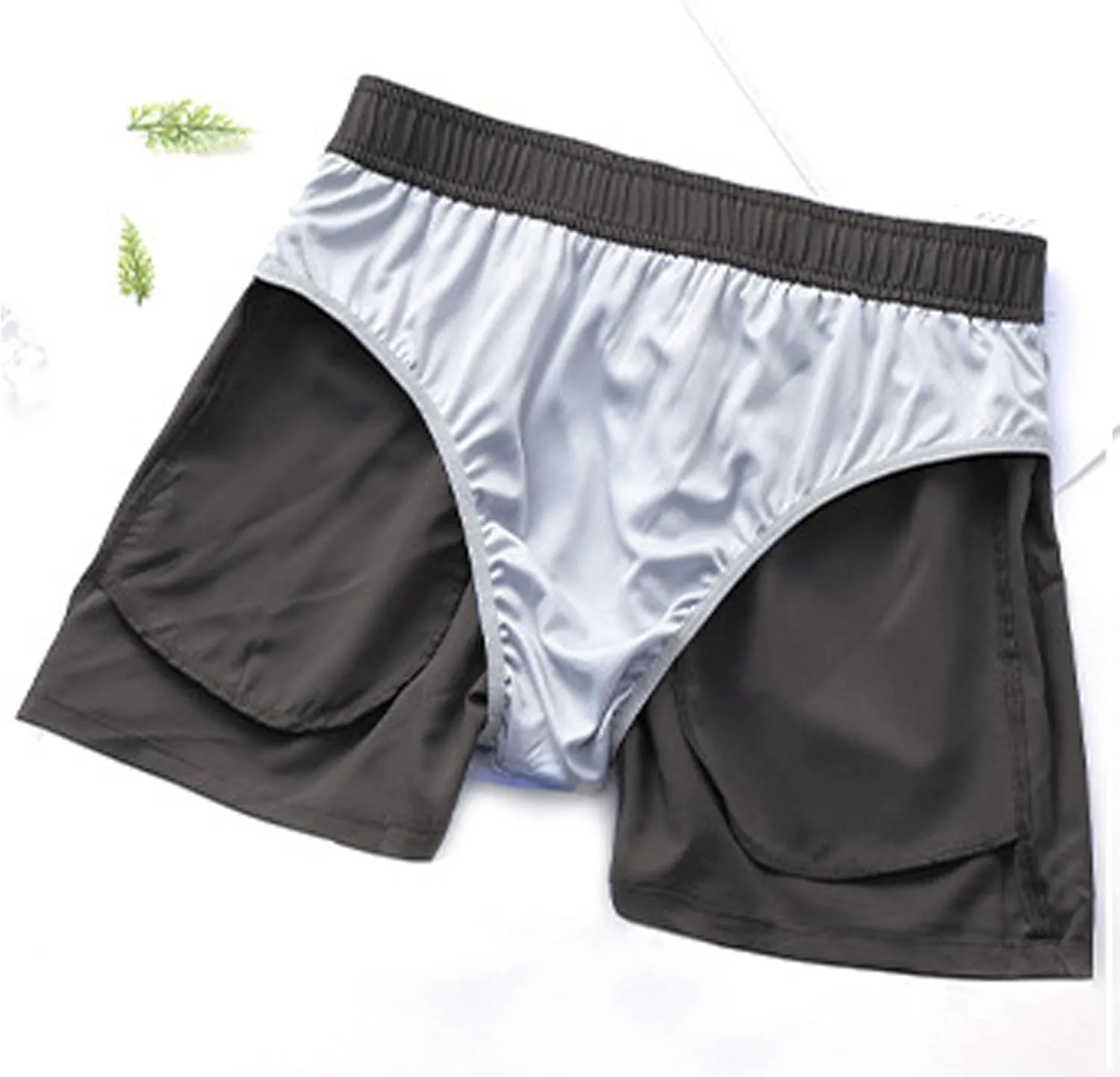 Maiyifu-GJ Men's Running Athletic Shorts Lightweight Quick-Drying Gym Workout Shorts Casual Training Short Pants with Pockets