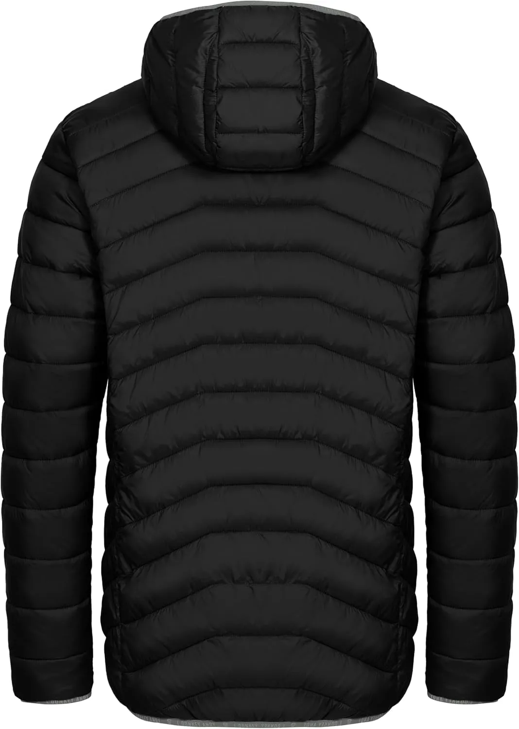 Mapamyumco Men's Packable Lightweight Puffer Jacket Hooded Windproof Winter Coat with Recycled Insulation