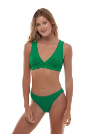 Maui V-Neck One Size Bikini TOP ONLY (Jade)