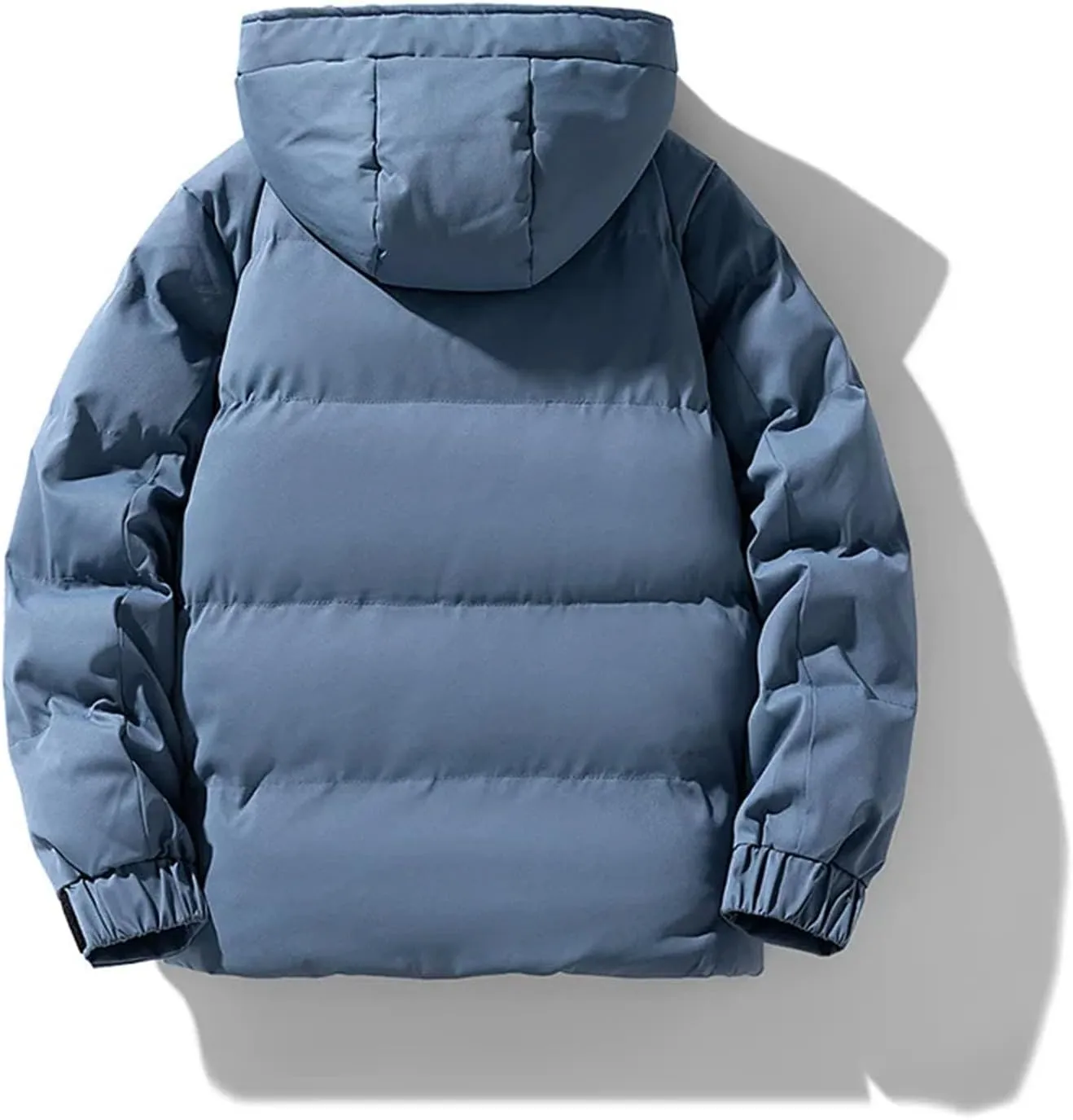 Men Winter Down Cotton Coat Padded jacketr Men's Packable Puffer jacketr Lightweight Hooded Windproof Winter Coat